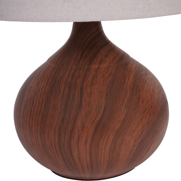 Ashford Table Lamp - Brown Ceramic