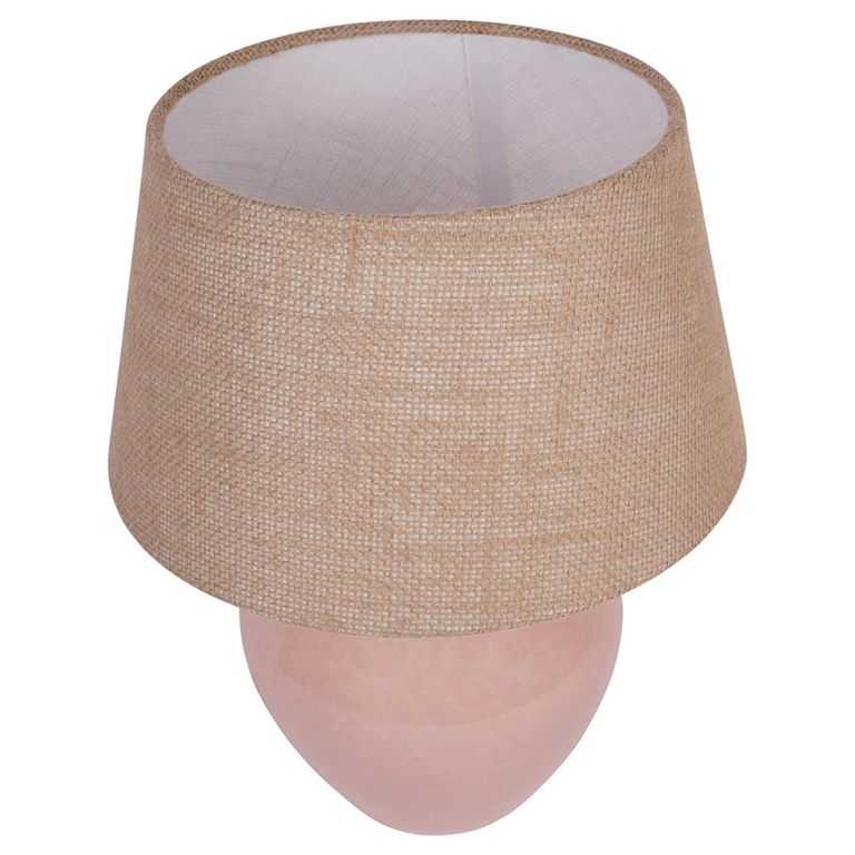 Aubrey Table Lamp - Dusky Pink Ceramic - Small