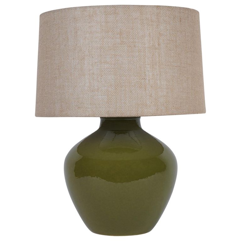 Aubrey Table Lamp - Green Ceramic - Large