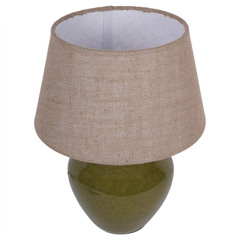 Aubrey Table Lamp - Green Ceramic - Small