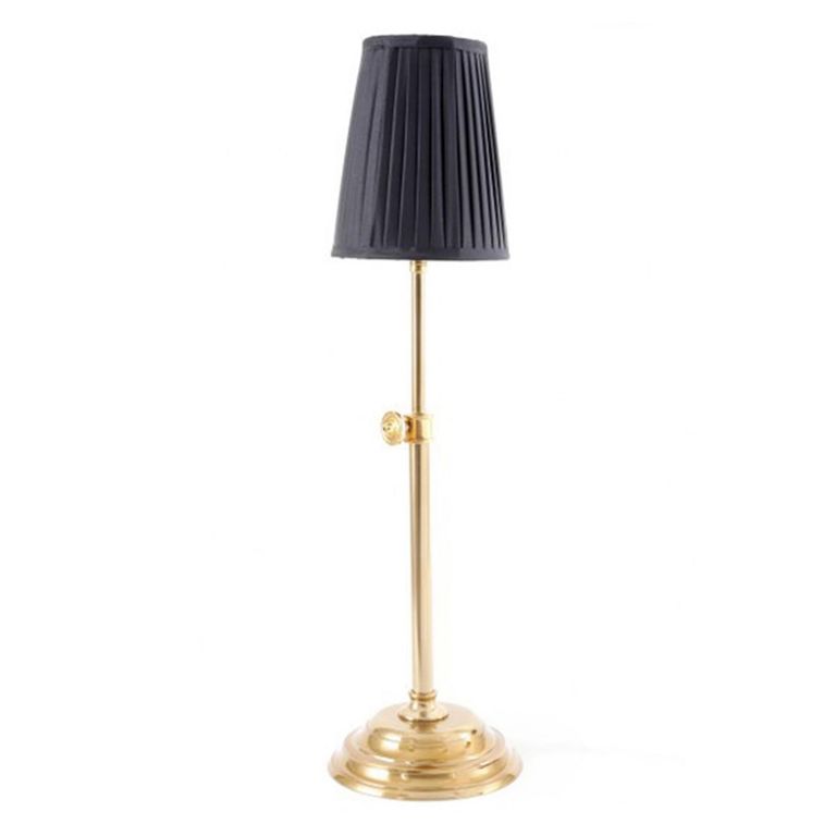 Bistro Table Lamp - Black and Gold Metal