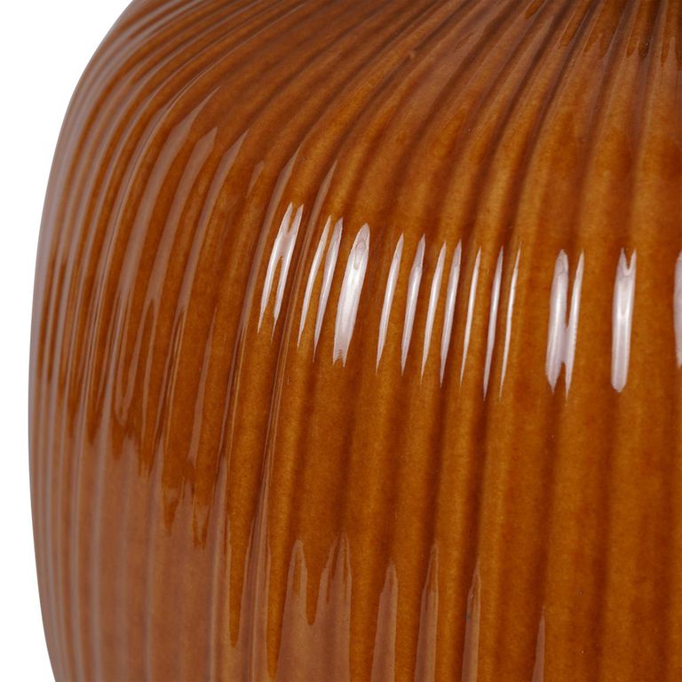 Bruno Table Lamp - Burnt Ochre Ceramic