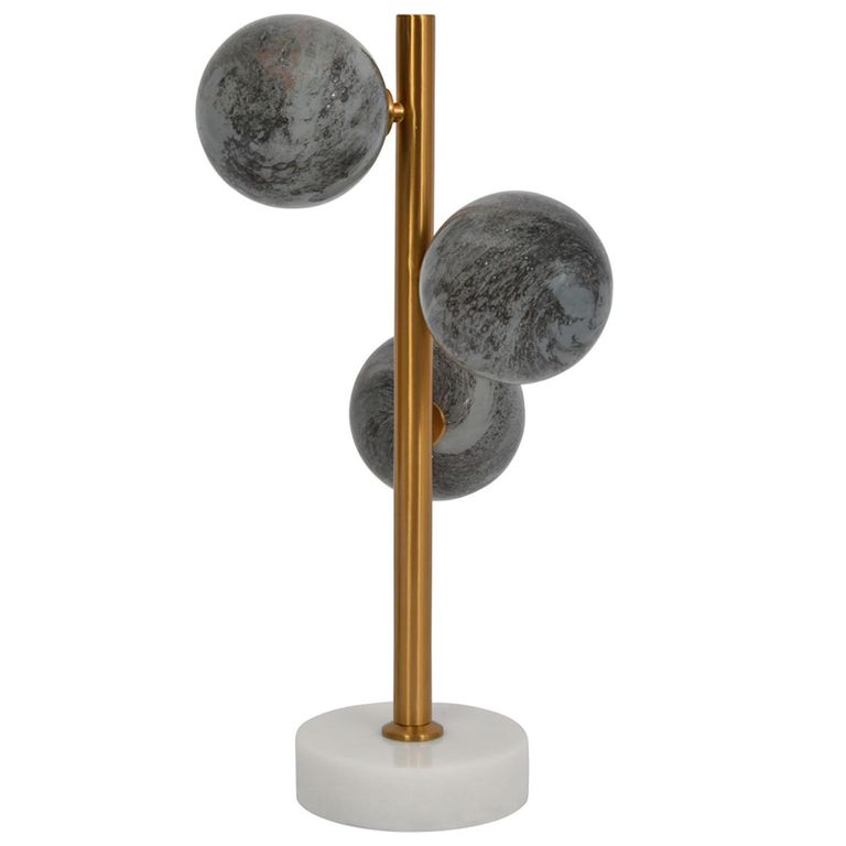Constellation Table Lamp - Gold and Grey Glass