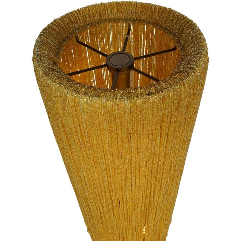 Draper Floor Lamp - Beaded Glass