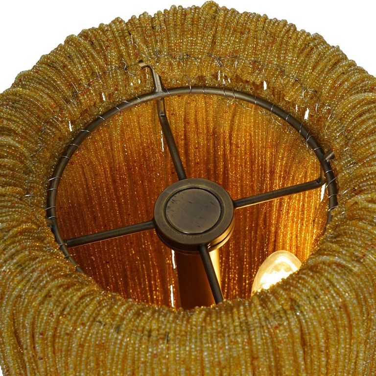 Draper Floor Lamp - Beaded Glass