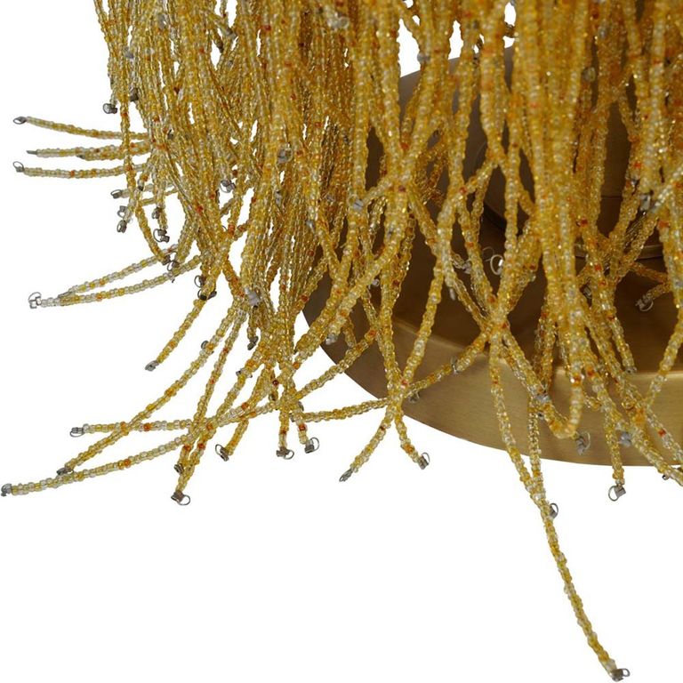 Draper Floor Lamp - Beaded Glass