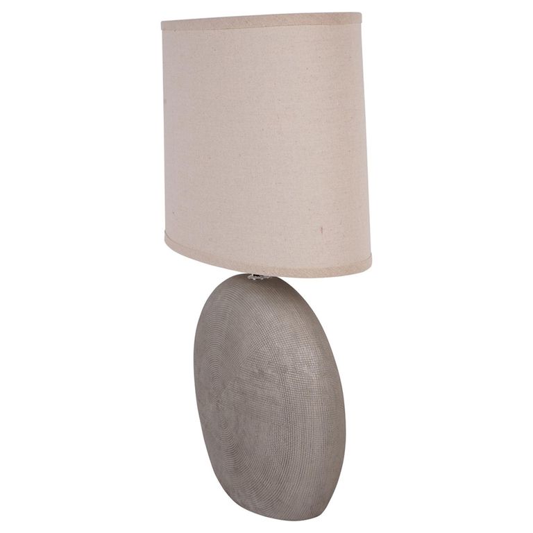 Lunara Table Lamp - Grey Ceramic