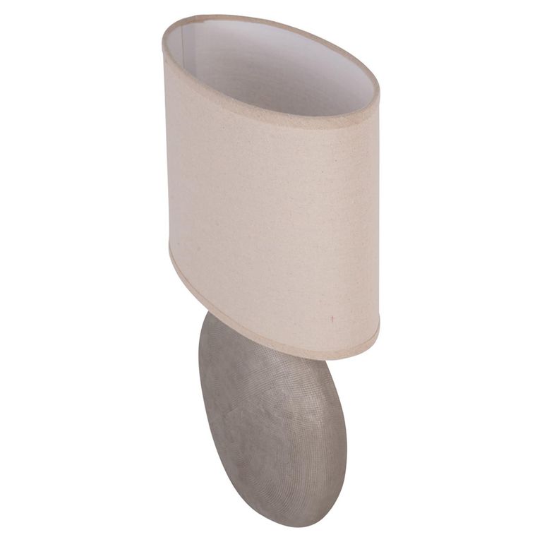 Lunara Table Lamp - Grey Ceramic