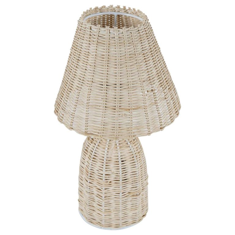 Natural Rattan Table Lamp - Mini