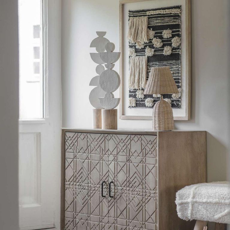 Natural Rattan Table Lamp - Mini