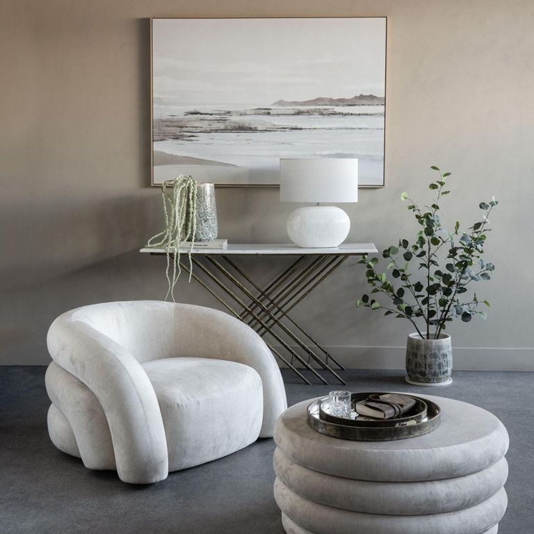 Oviedo Table Lamp - White Ceramic