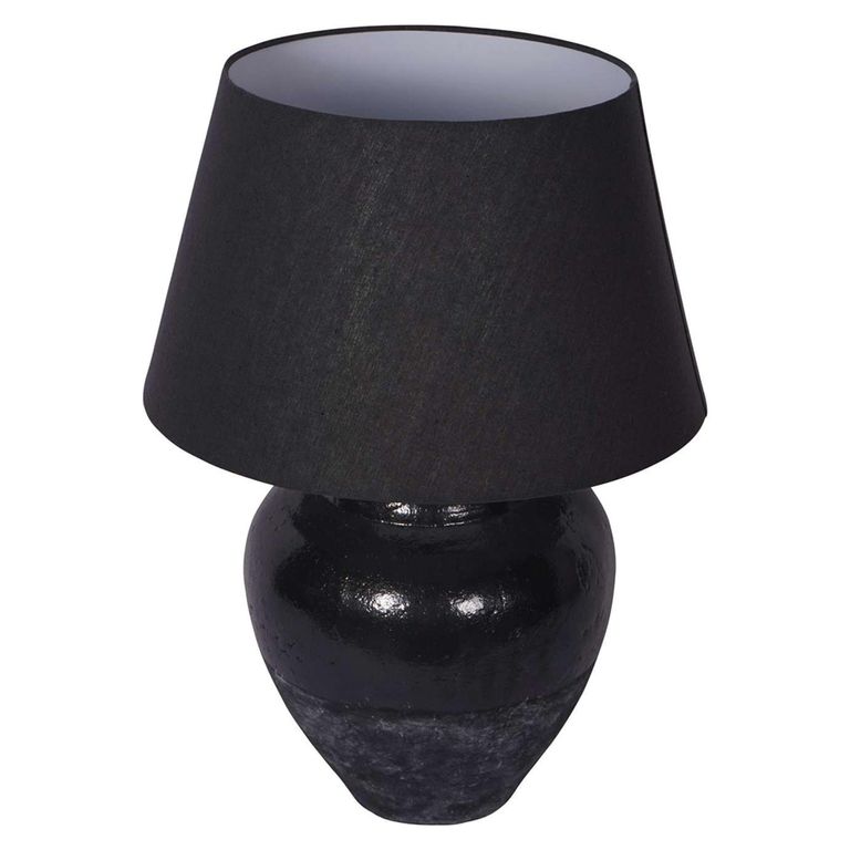 Skyline Table Lamp - Black Ceramic - Large