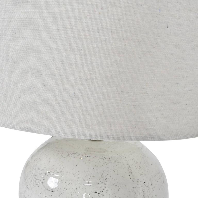 Speckle Table Lamp - White Ceramic
