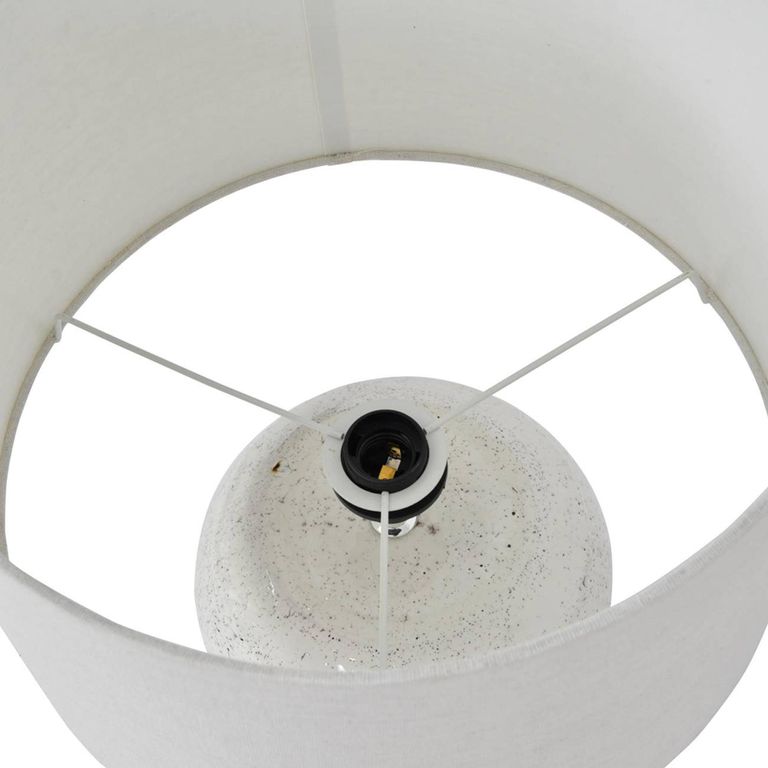 Speckle Table Lamp - White Ceramic