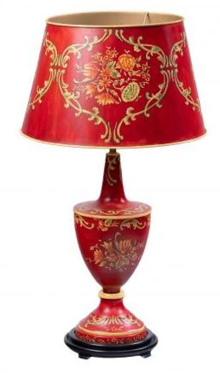 Meerut Red Floral Design Lamp