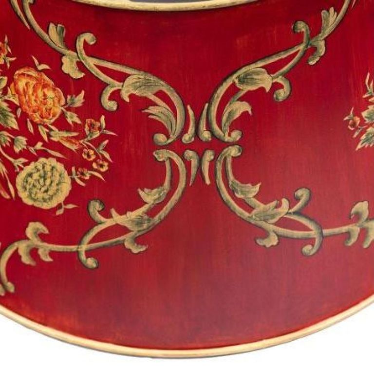 Meerut Red Floral Design Lamp