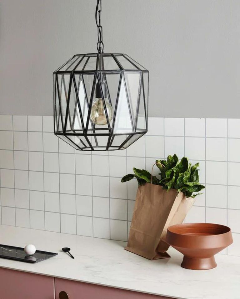 Ate Glass Hanging Lamp