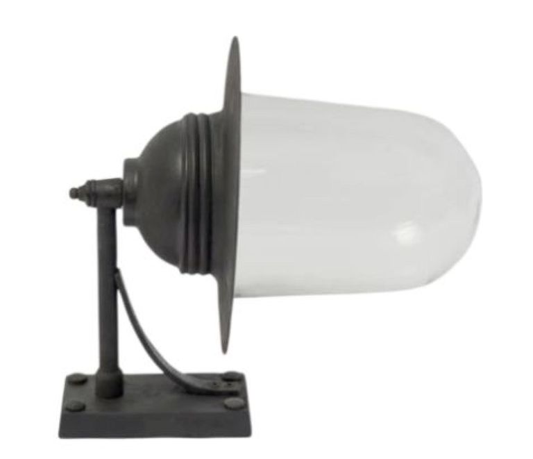 Black Metal Outdoor Wall Lamp