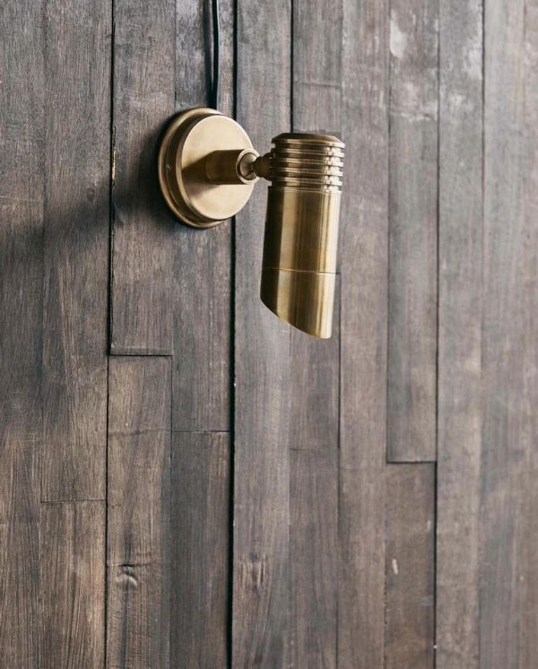 Bragi Brass Outdoor Wall Lamp