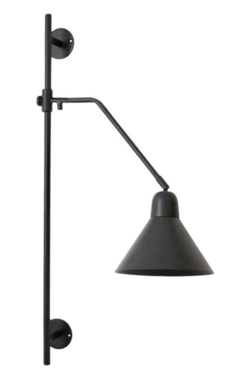Buck Black Wall Lamp