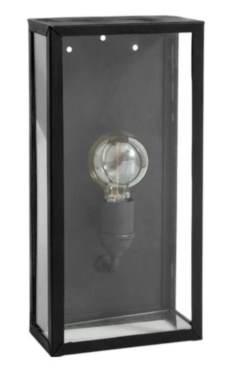 Eos Black Outdoor Wall Lamp