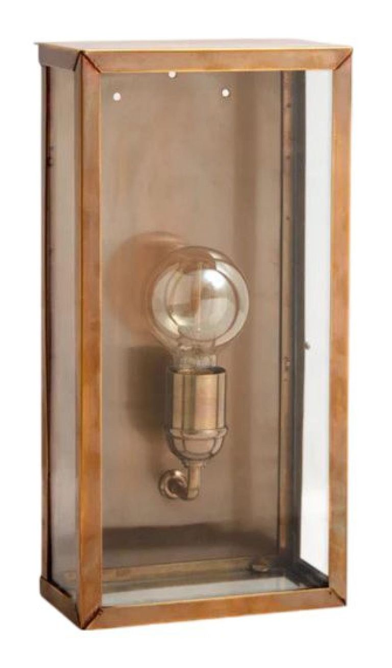 Eos Brass Outdoor Wall Lamp