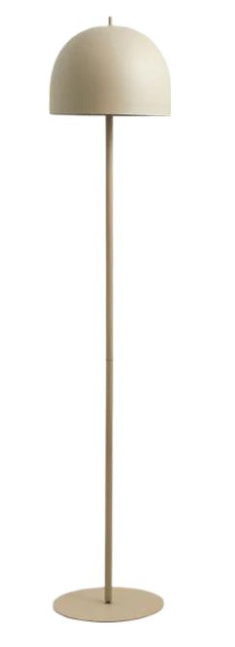 Glow Matt Beige Metal Floor Lamp