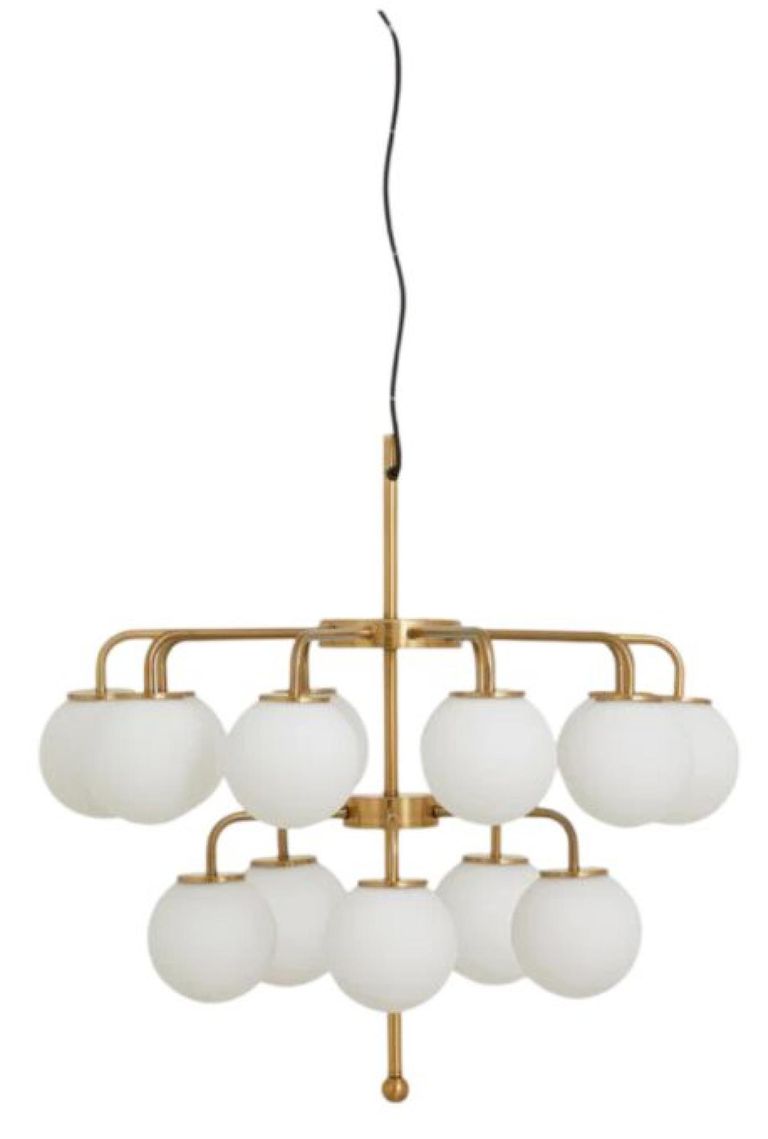 Palma Brass Chandelier