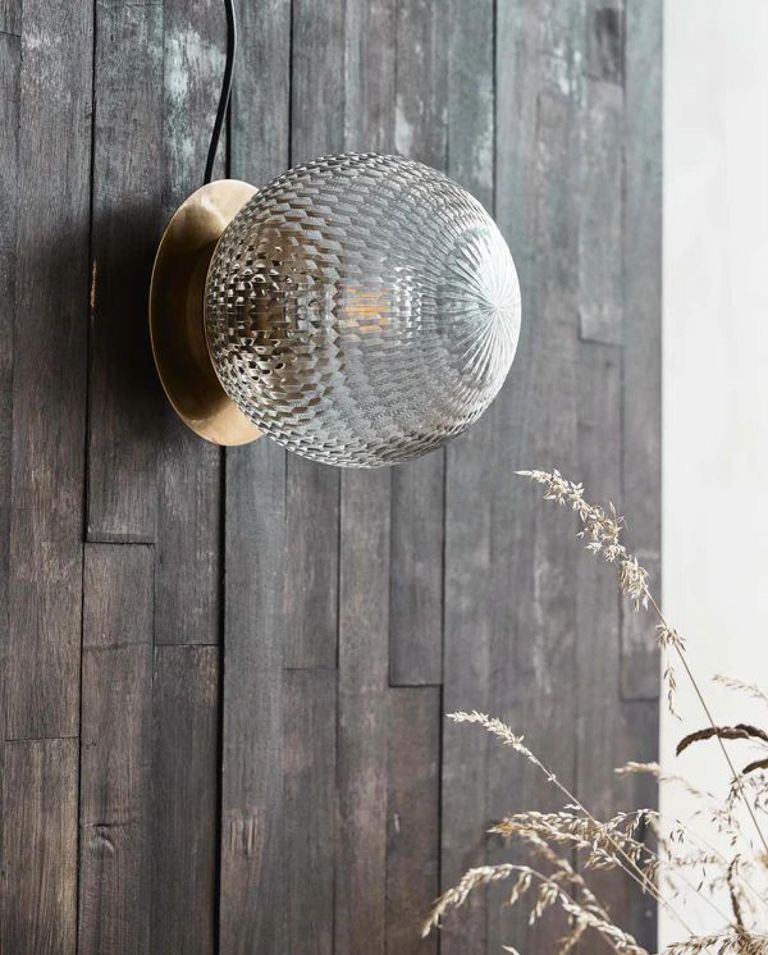 Zeus Gold Outdoor Wall Lamp