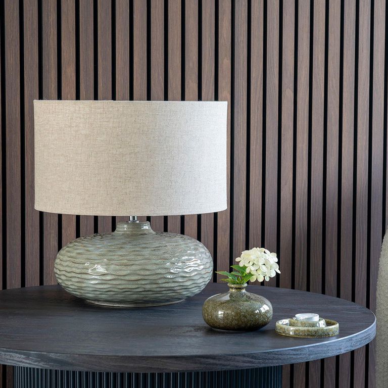 Oldham Table Lamp - Green - Ceramic