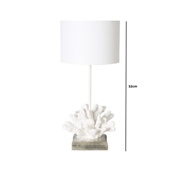 Table Lamp - White Shell