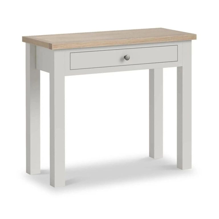 Modern Desk - 1 Drawer - Grey Painted