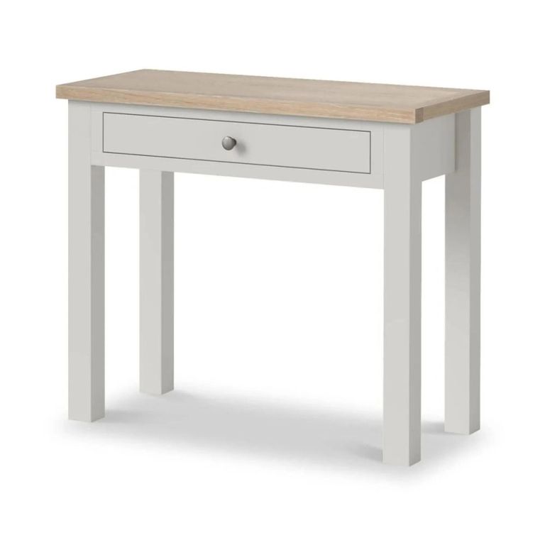 Modern Desk - 1 Drawer - Grey Painted