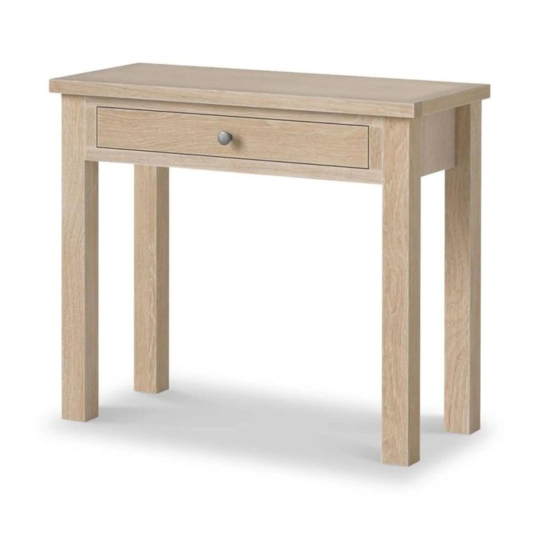 Modern Country Oak - Desk - 1 Drawer