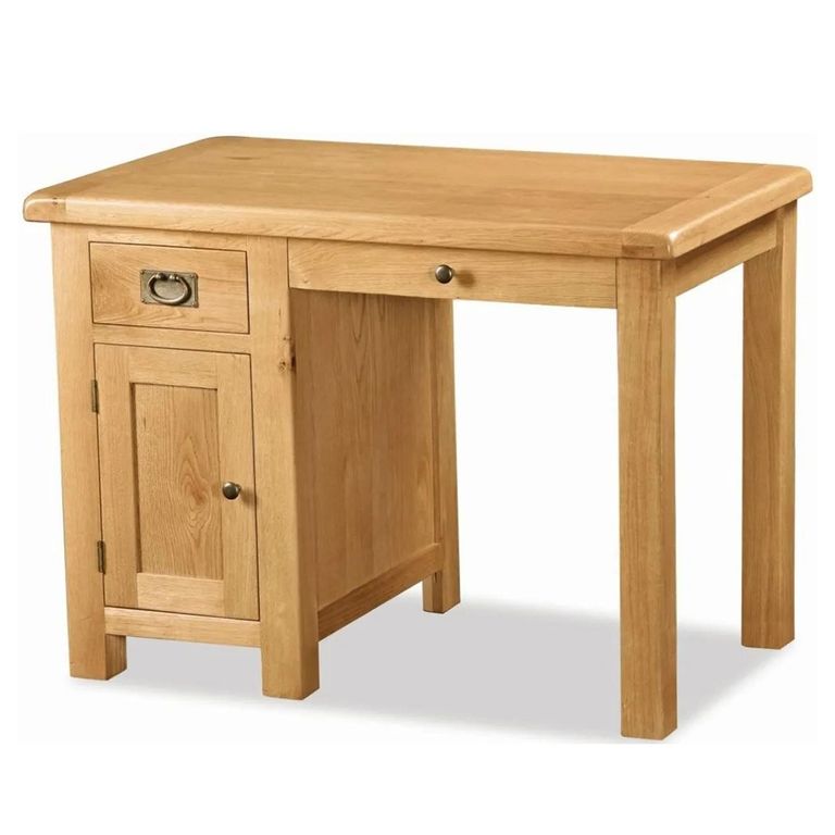 Salisbury Premium Single Desk - Oak