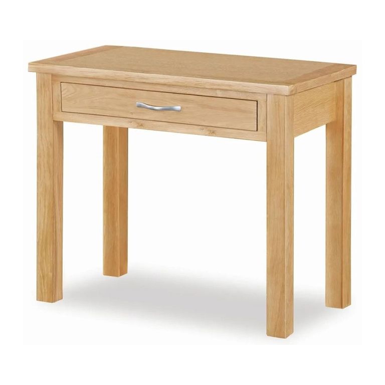 New Trinity Laptop Desk - 1 Drawer - Natural Oak