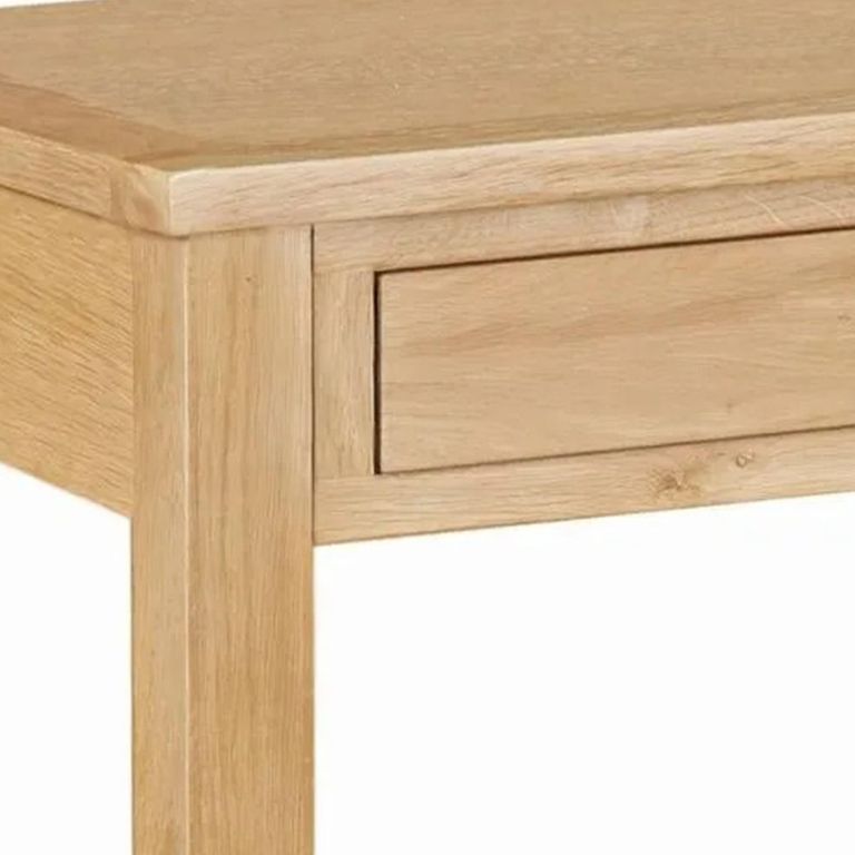 New Trinity Laptop Desk - 1 Drawer - Natural Oak