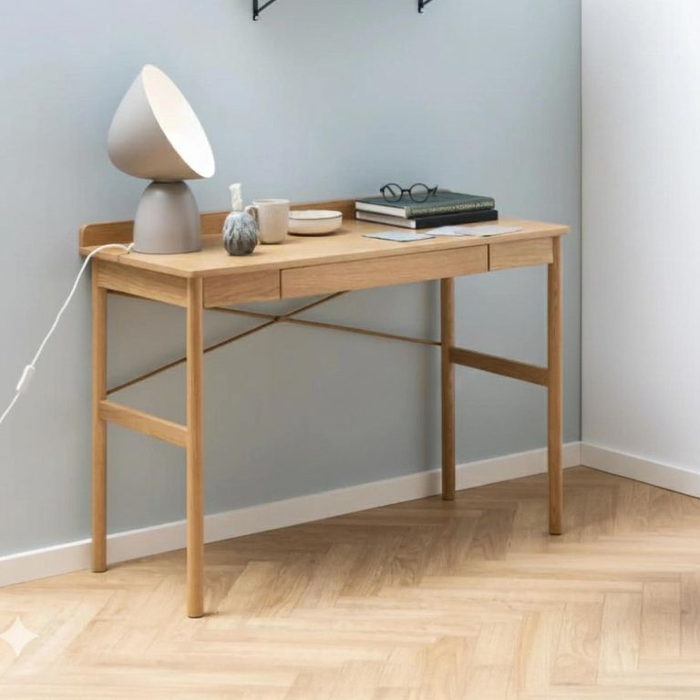 Paul Desk - 1 Drawer - Oak