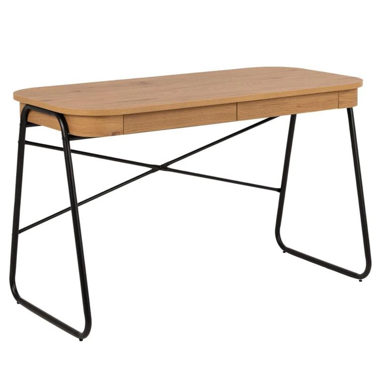 Blueton Desk - 2 Drawer - Wild Oak