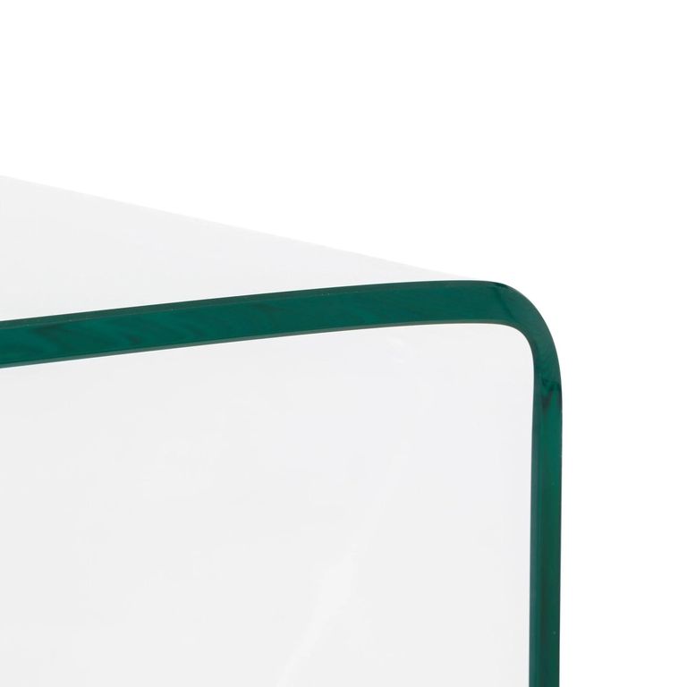 Amalfi Office Desk - Bent Glass