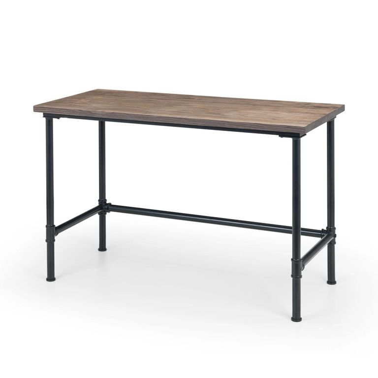 Carnegie Desk - Elm Wood - Industrial