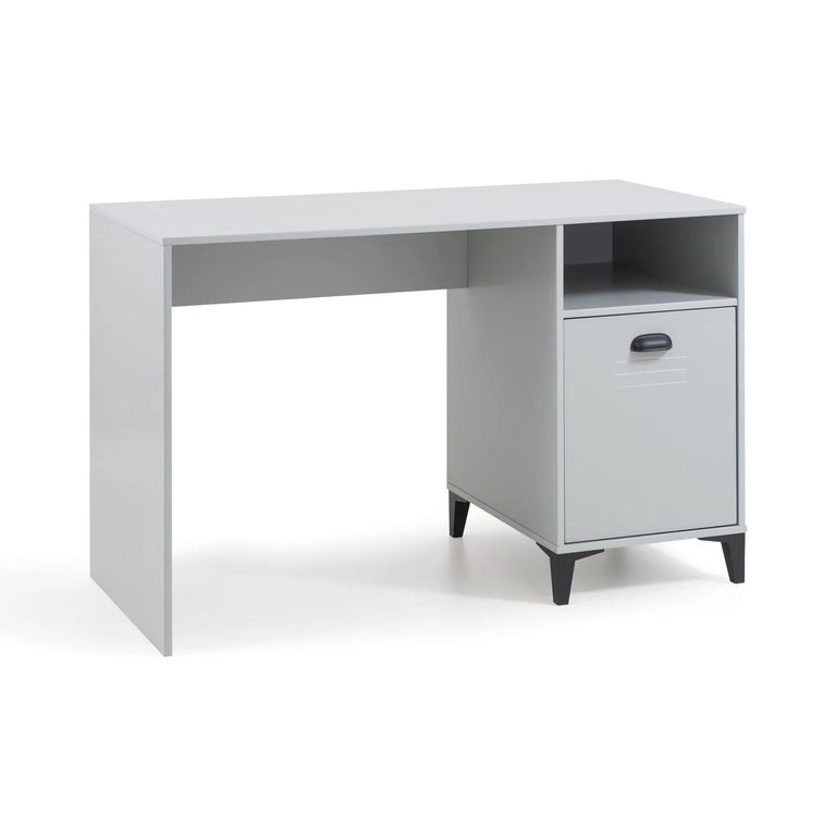 Lakers Locker Desk - 1 Door - Grey
