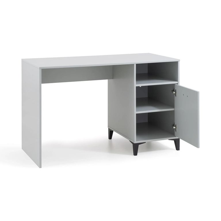 Lakers Locker Desk - 1 Door - Grey