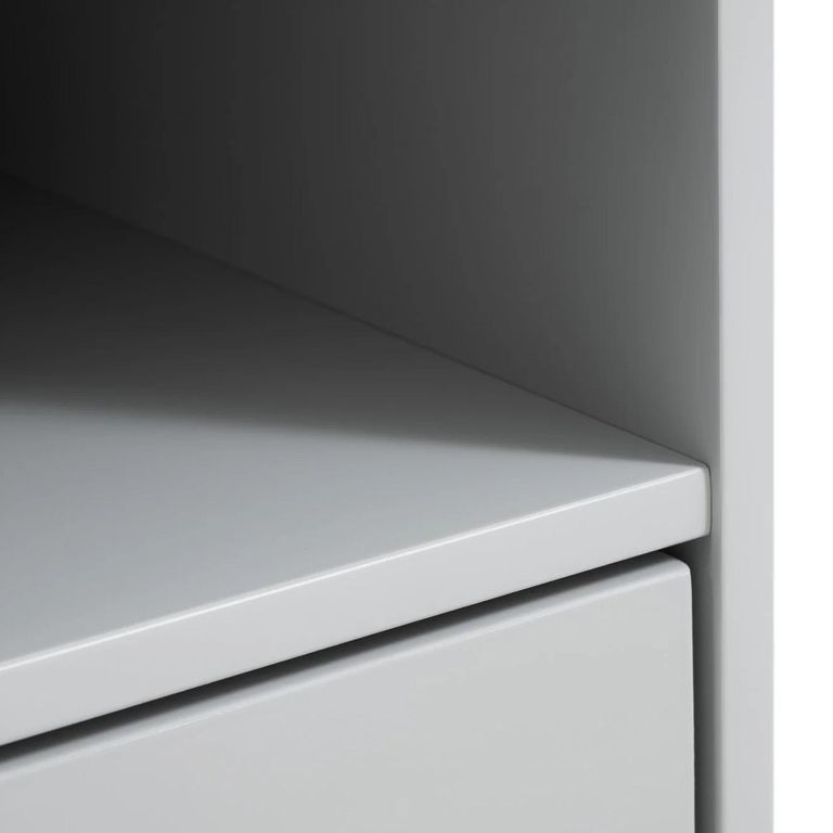 Lakers Locker Desk - 1 Door - Grey