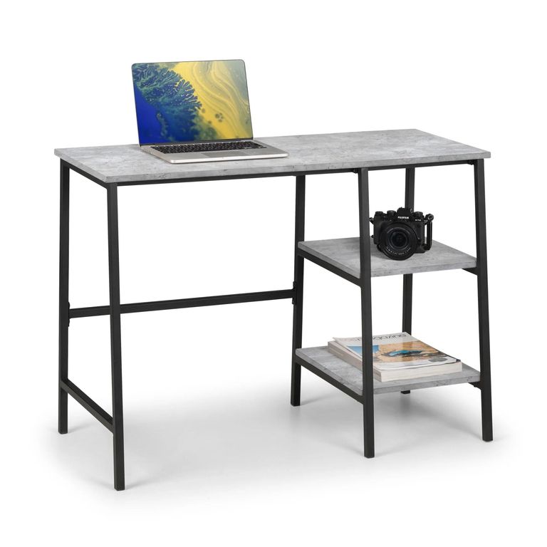 Staten Writing Desk - Concrete Effect