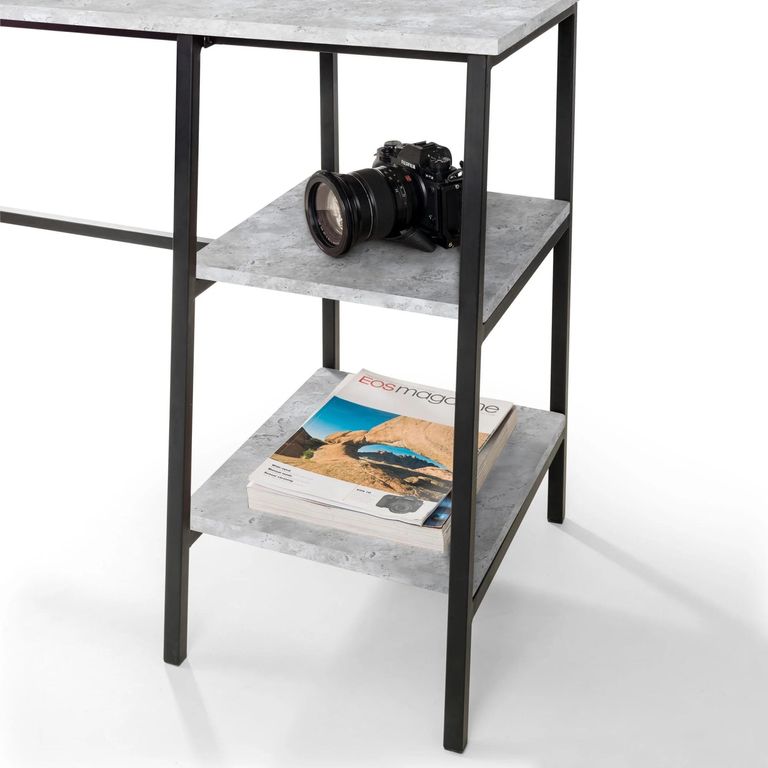 Staten Writing Desk - Concrete Effect