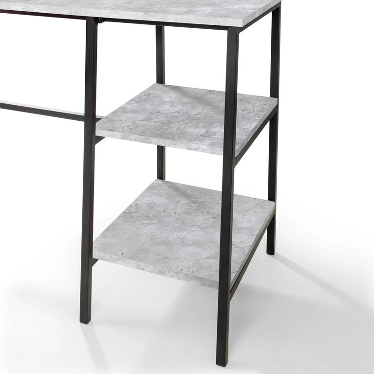 Staten Writing Desk - Concrete Effect