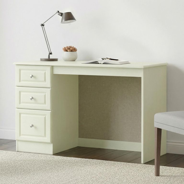 Pembroke Cream 3 Drawer Desk