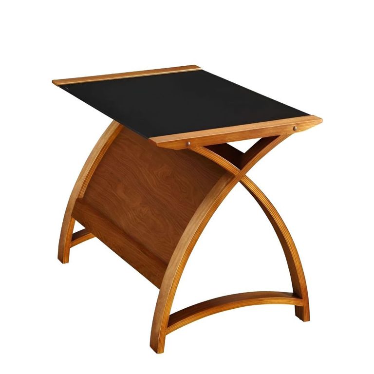 Curve Laptop Table - Walnut - PC201 900LT