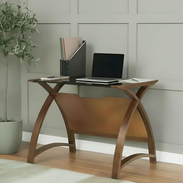 Curve Laptop Table - Walnut - PC201 900LT